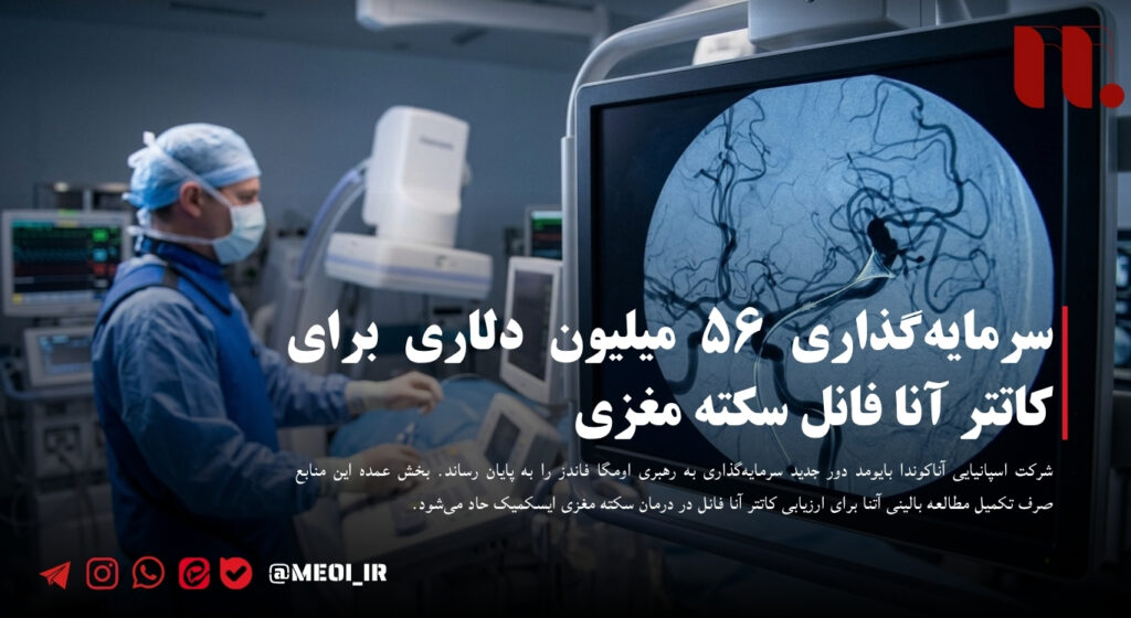 سرمایه‌گذاری ۵۶ میلیون دلاری برای کاتتر آنا فانل سکته مغزی